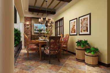 中海尚湖世家美式田園風(fēng)格家裝樣板間，元洲裝飾設(shè)計(jì)師精品案例解析